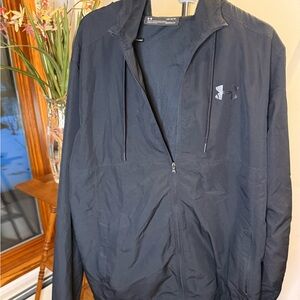 Under Armour Men's Black Lightweight Jacket, size XL